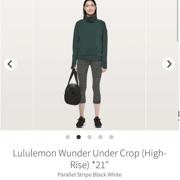 Lululemon Wunder Undre Crops - Picture 3 of 8